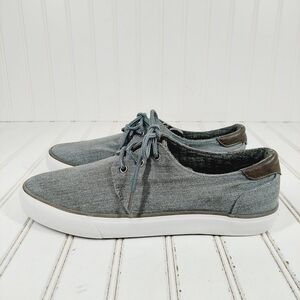 Andrew Marc Briggs Mens Gray Synthetic Lifestyle Sneakers Shoes A421